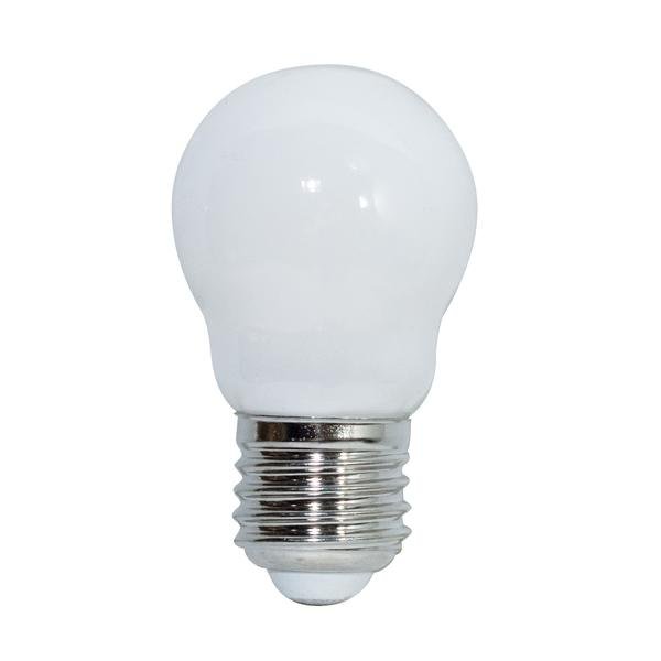 Lampada FILOLED sfera 4,5W E27 opale bianco latte 4000°K 320°